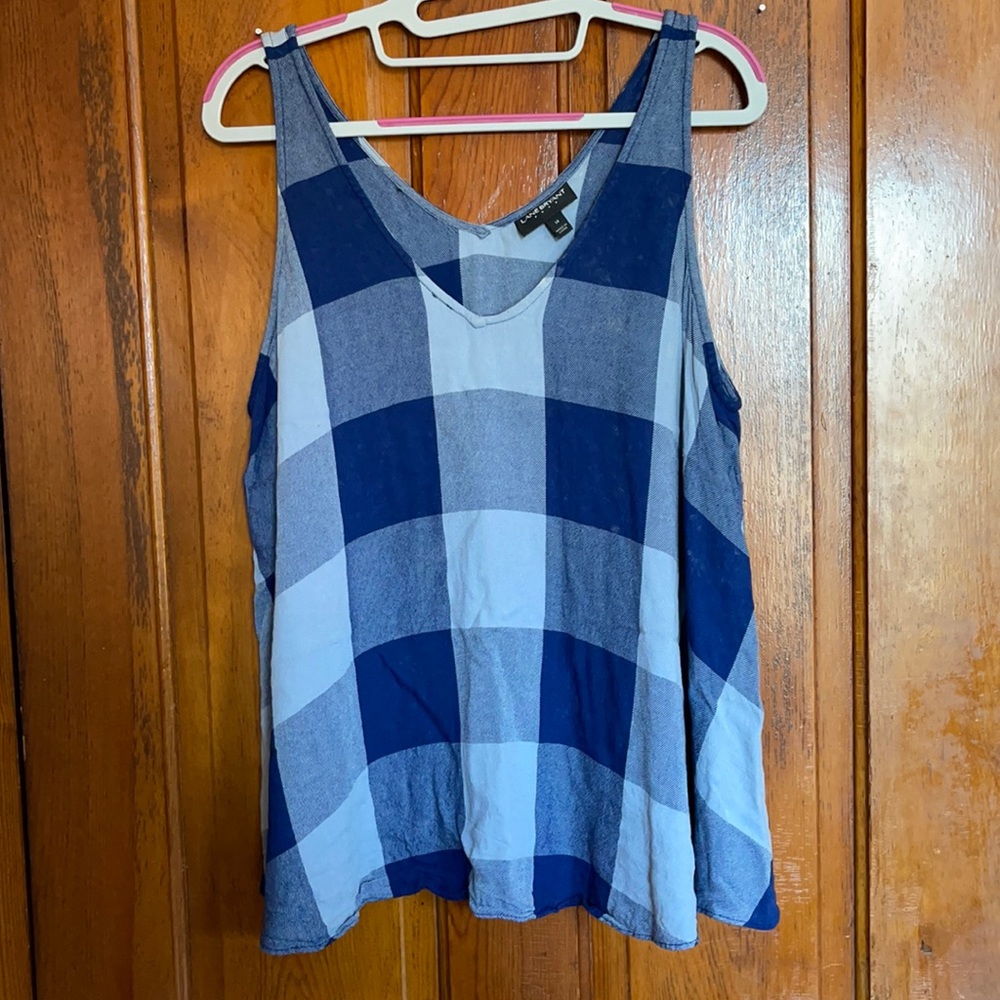 Lane Bryant v neck tank top